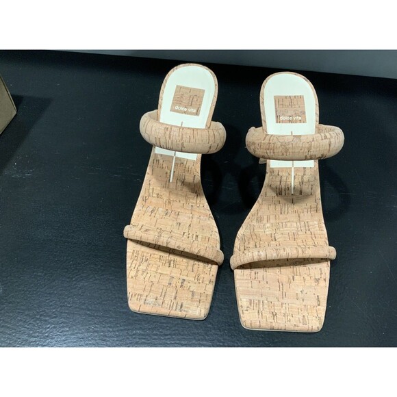 DOLCE VITA NOVAH Cork Heel Sandal Size 8 - Picture 2 of 6